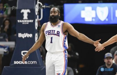 ​哈登76人首秀拿下27分 队史第二高&仅次于艾弗森的30分