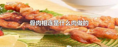 ​骨肉相连是什么肉做的