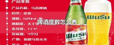 ​啤酒度数到底怎么看 啤酒上的度数怎么看